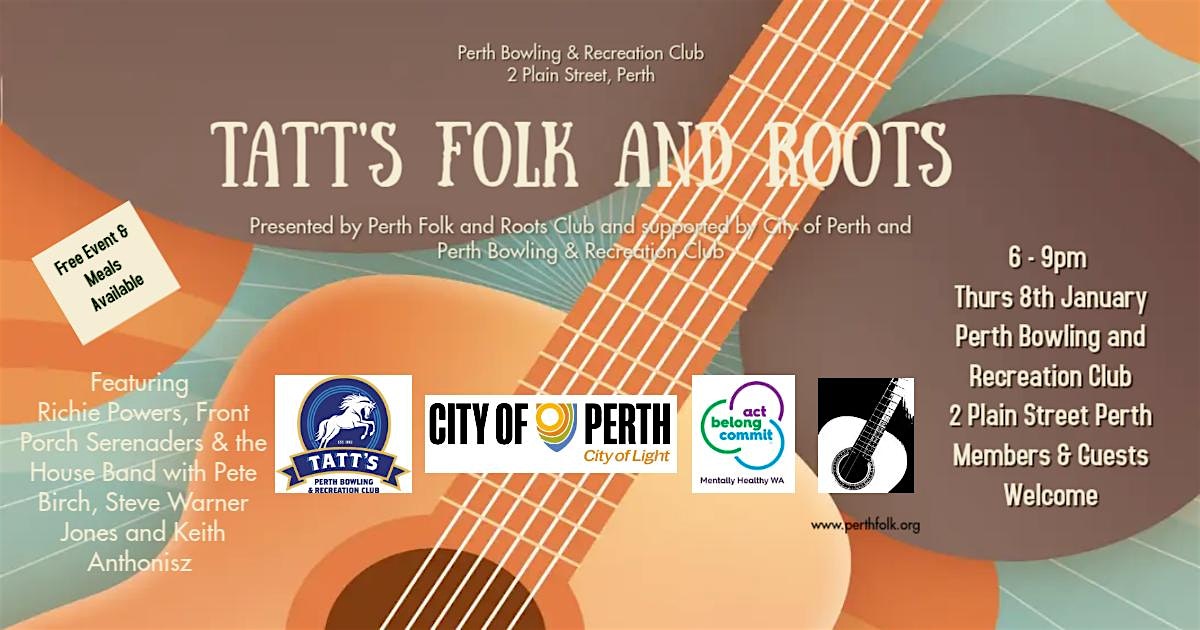 Tatts Folk and Roots with Richie Power and Front Porch Serenaders