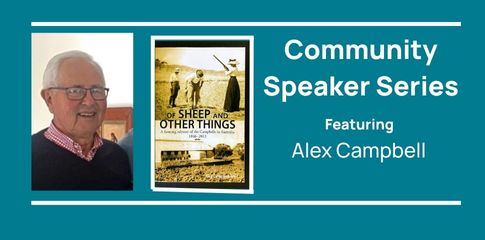 Community Speaker Series – Alex Campbell