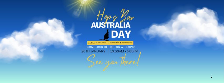 Hops Bar Australia Day Celebrations