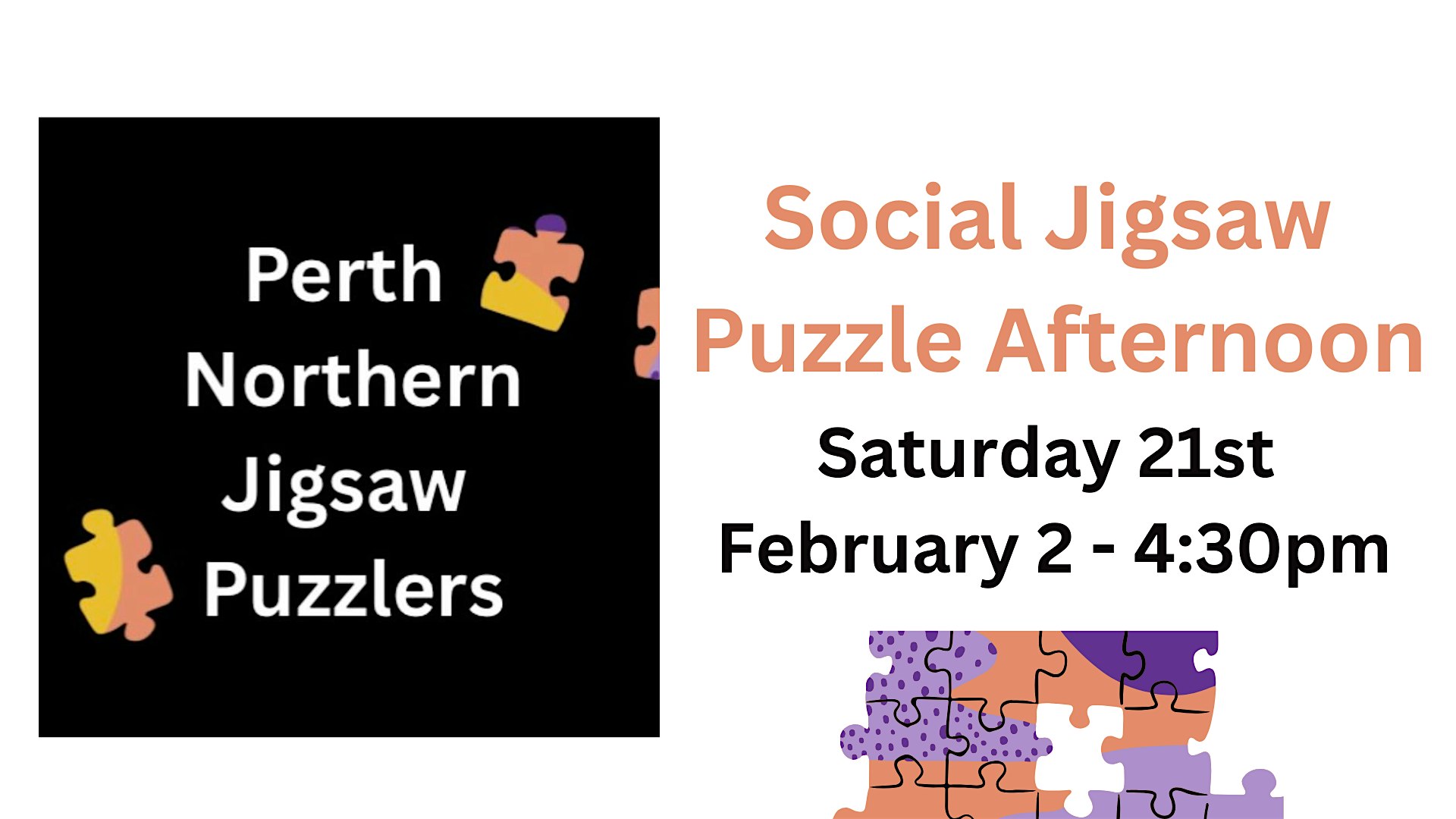 Social Jigsaw Puzzle Afternoon