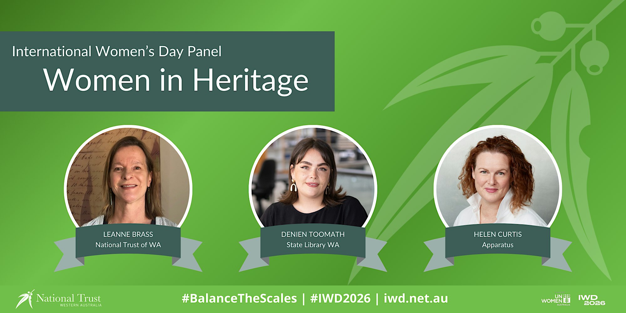 Women in Heritage Panel for International Women’s Day (IWD)